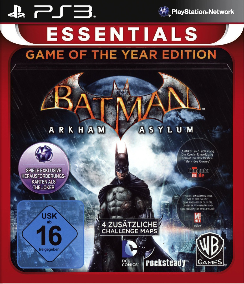 Batman Arkham Asylum GOTY (3D komp.) (Essentials)