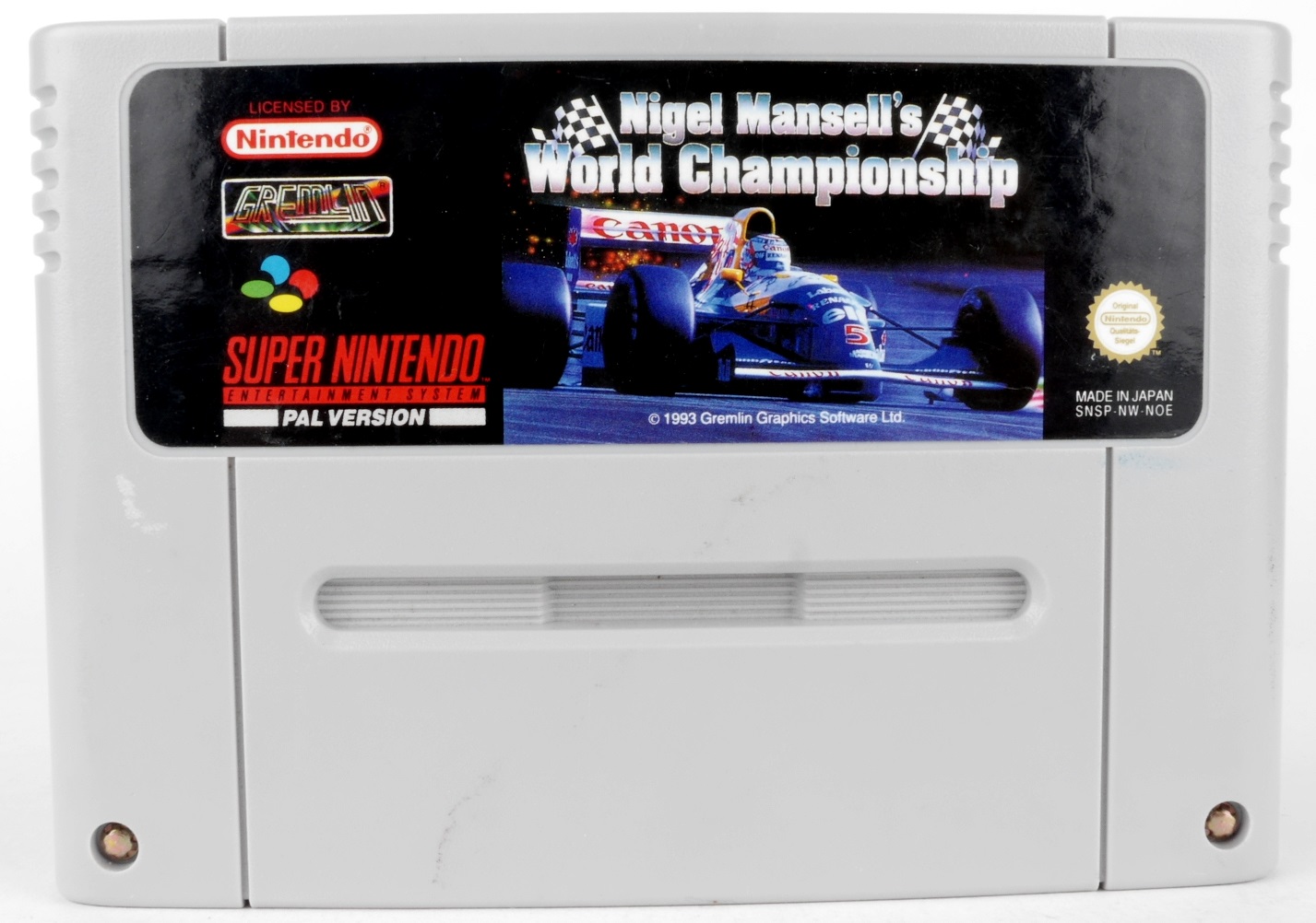 Nigel Mansell’s World Championship Racing SNES