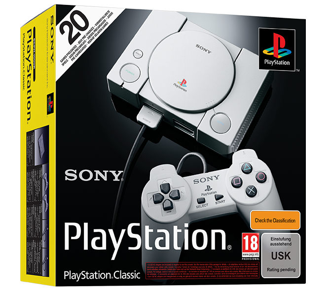 Sony Playstation Classic (SCPH-1000R)(dobozos)